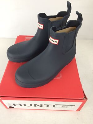 Excellent Hunter Original Chelsea Women's Rain Boots, Navy