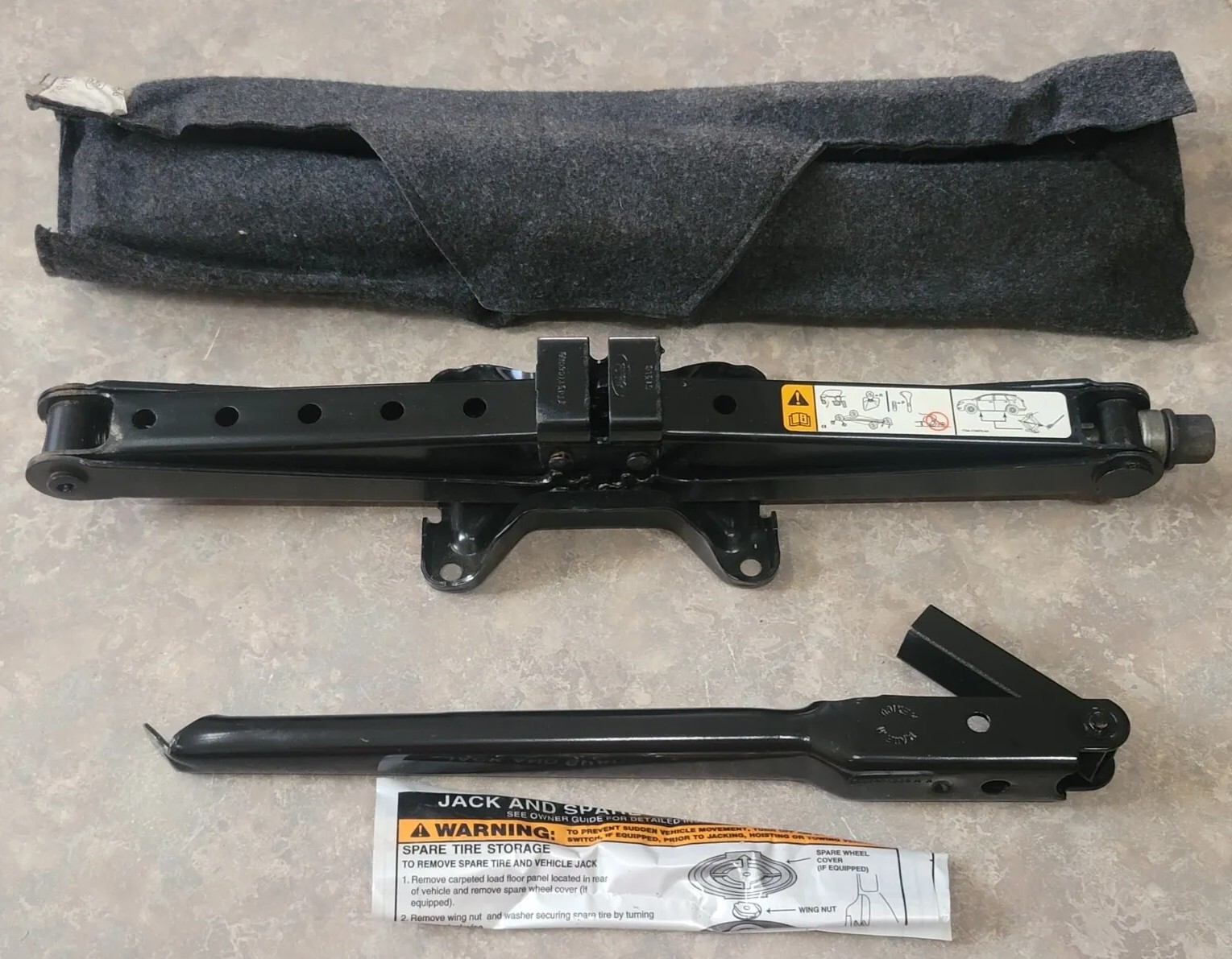 07 2014 FORD EDGE LINCOLN MKX SPARE TIRE JACK AND LUG WRENCH SET OEM eBay