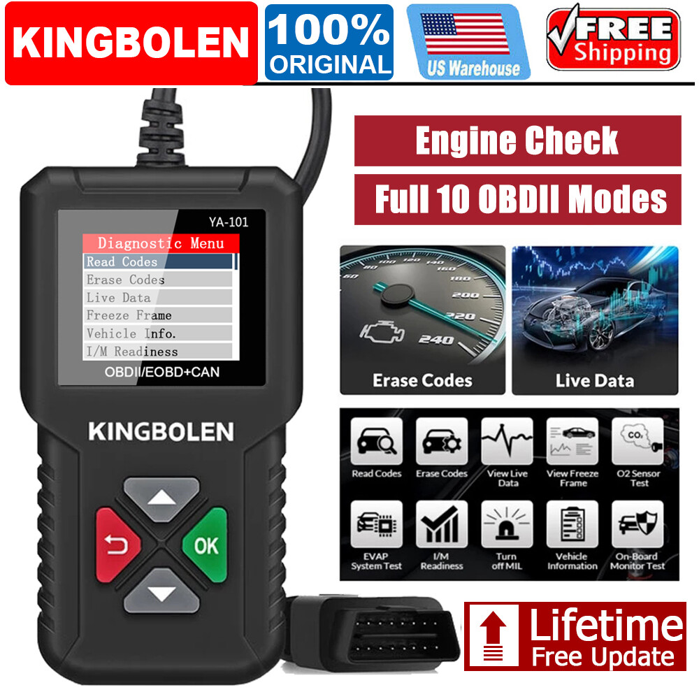 Automotive OBD2 Scanner Check Engine Fault Code Reader Car OBDII Diagnostic Tool-image