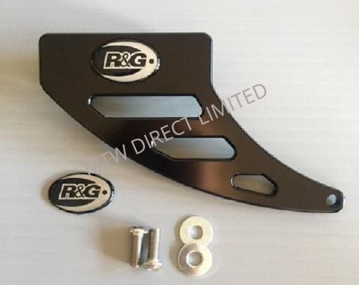 R&G RACING BLACK TOE CHAIN GUARD ALUMINIUM Kawasaki ZX9-R C1 (All