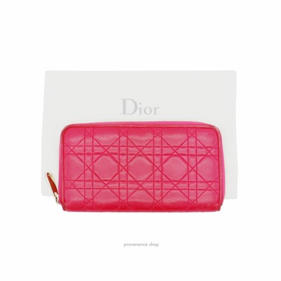 dior continental wallet