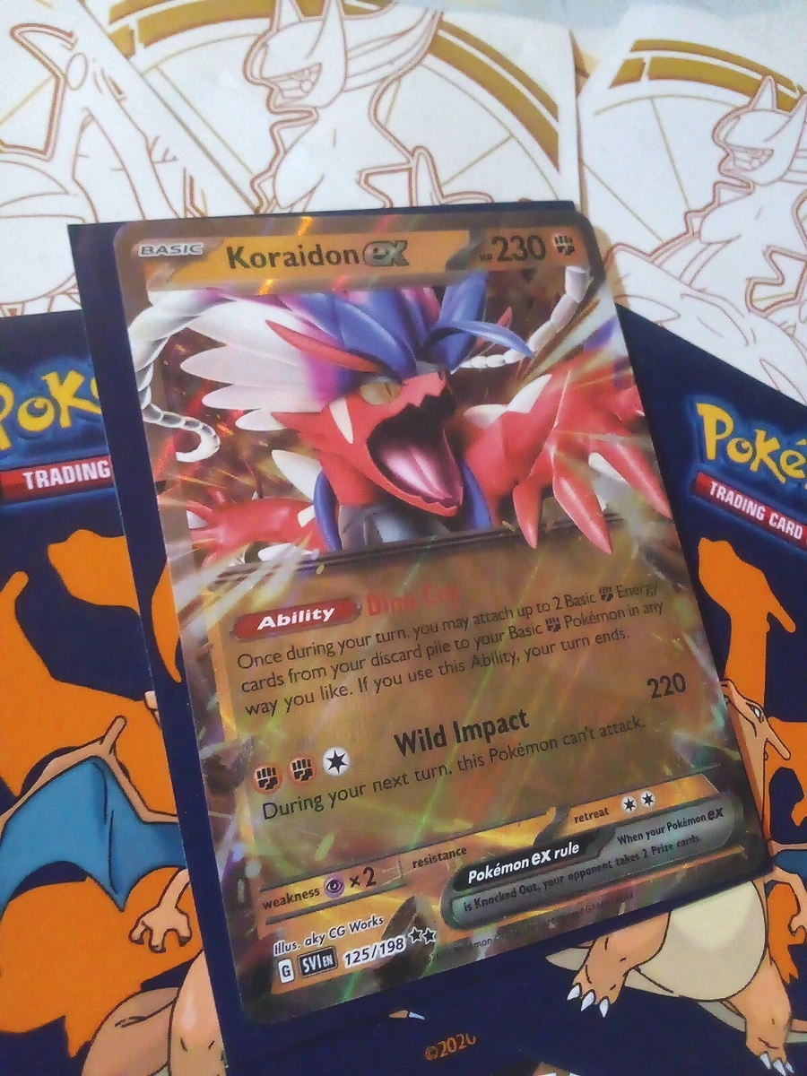 Pokemon : SV SCARLET & VIOLET KORAIDON ex 125/198 ULTRA RARE