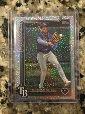 2025 Topps Series 1 Celebration Christopher Morel Confetti Tampa Bay Rays