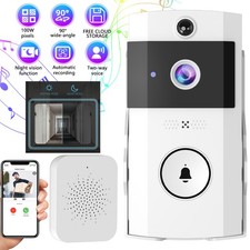 WiFi Video Doorbell Camera Outdoor Door Camera Night Vision Doorbell with Chime
