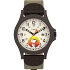 Timex Expedition x Peanuts Acadia 40mm Mens Fabric Strap Watch TW4B29200