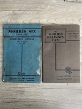 Morris Six and Half Ton Van Manuals
