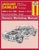 Jaguar XJ6, Xj & Sovereign; Daimler Sovereign (68 - Oct 86) Haynes Repair Manual