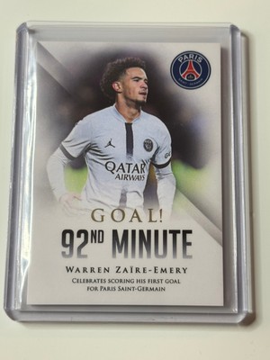 2023 Futera GOAL! #PGL12 Warren Zaire-Emery Rookie 027/112
