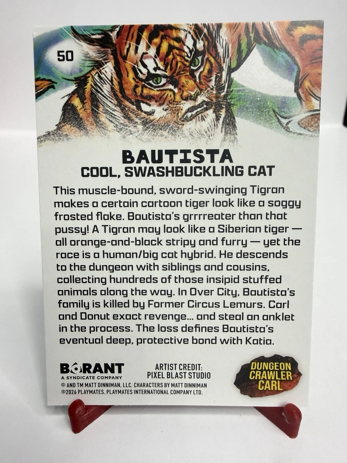 Borant Dungeon Crawler Carl Bautista #50 Leaderboard Emerald Green Variant Card image 2