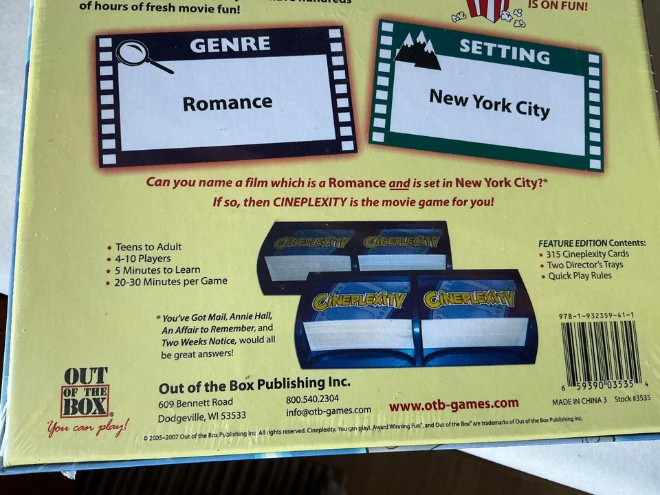 CINEPLEXITY The Party Game Where Movie Fans Connect Teens To Adult - 4-10 Player - Image 3 of 4