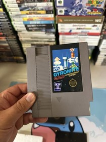 NES Gyromite Complete In Box Unpunched Hang Tab CIB Matte Sticker Seal 5 Screw