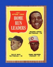 1962 Topps Set-Break # 54 NL Home Run Leaders EX-EXMINT *GMCARDS*