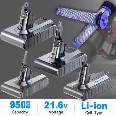 9500mAh Akku Für Dyson V8 V7 V6 V10 Ersatzakku SV10 Animal Absolute Staubsauger!