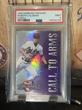 1998 Donruss Crusade Roberto Alomar Purple /100       **POP 1, None Higher**