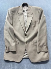 Lauren Ralph Lauren Sport Coat Mens 42R Beige Wool 2 Button Blazer Canada