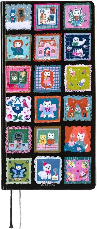 Hobonichi 2026 Weeks Yumi Kitagishi White Cat + Animal Condo Pencil Board Set - Image 2 of 4