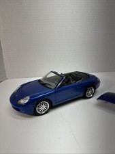 1/18 porsche 911 cabriolet 996 type Blue Hot Wheels Diecast Collectables 17+