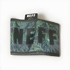 NWT NEFF Trifold Leaves Wallet Green Black Unisex, Men  s, Women  s Streetwear