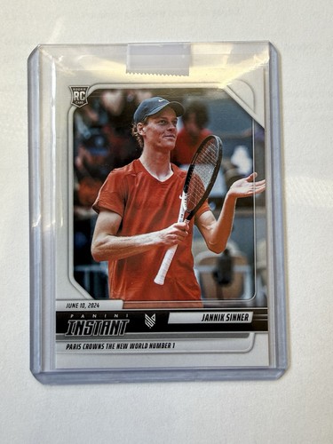 Jannik Sinner #JS-1 2024 Panini Instant card