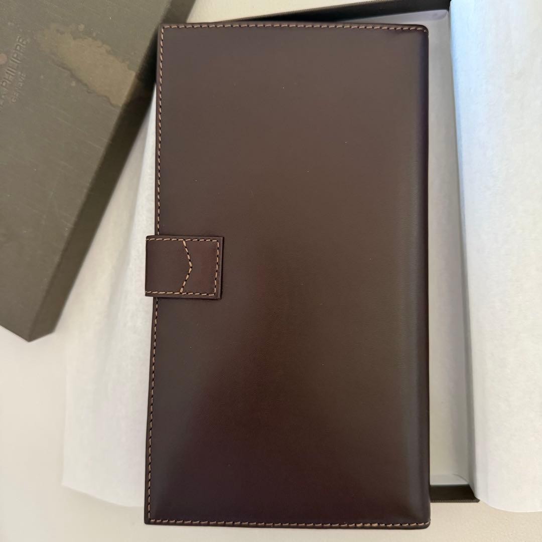 Patek Philippe Travel Wallet Card Holder Brown Leather Unused Box image 4