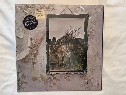 LED ZEPPELIN IV Zoso LP original 1971 First Press SD 7208 SEALED / New Old Stock