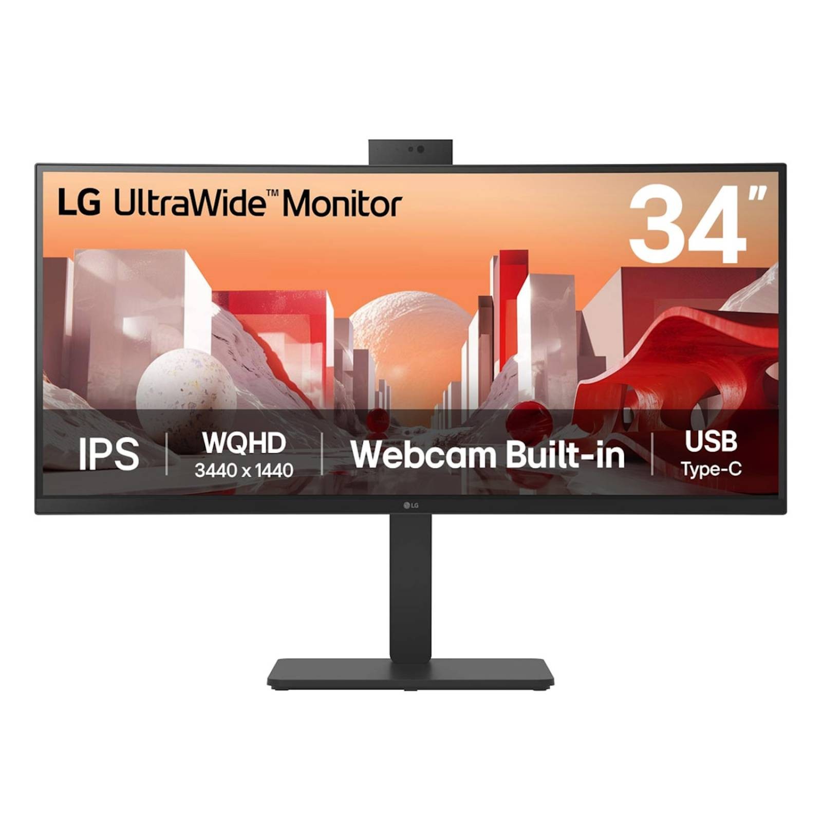 Lg Black 34Ba85qe-B Computer Monitor 86.4 Cm (34") 3440 X 1440 Pixels Wide Quad Hd Lcd - Image 3