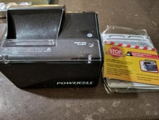 Poweroll Electric Cigarette Rolling Machine w/ Case Works Missing Brushes Rod