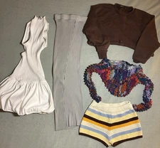 Lot of 5 Zara and Forever 21 Mixed Bundle Womens Size S-M Tops and Bottoms