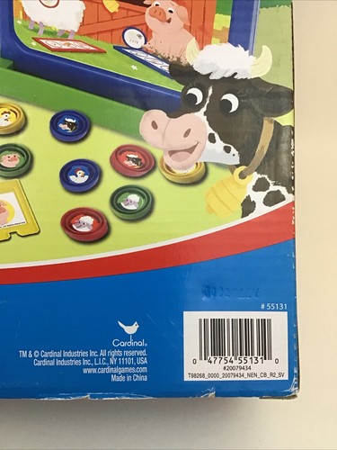 Fisher Price Little People Barnyard Bingo Game Complete Box Instructions 2016 - Picture 13 of 16