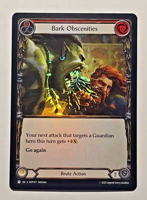 Flesh and Blood Super Slam Bark Obscenities Foil SUP167 | eBay