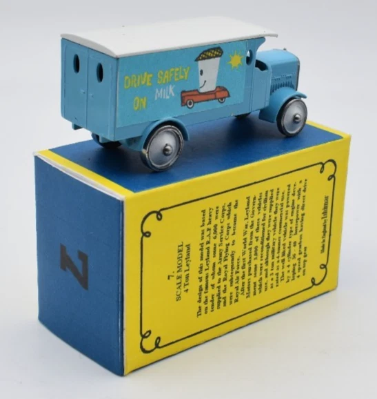 Matchbox MoY Yesteryear Y7 4 Ton Leyland Lieferwagen 1918 blau. Code 3. England - Bild 2 von 4