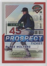 2024 Panini Prospect Edition Red Prizm 106/199 Blake Wolters #82 11b4