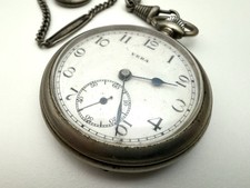 Orologio da Tasca VERA Swiss Made - Vintage con Catena - Diametro 44mm