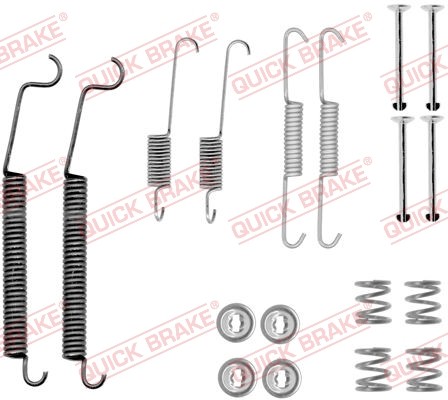 1X Quick Brake 105-0830 ZubehöRsatz Bremsbacken FüR Renault CitroëN Peugeot-image