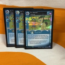 3X My Little Pony / DR. HOOVES Unblinking / #197 UR MLP Card Free Fast Ship