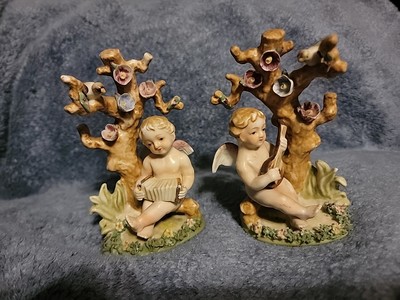 Vintage Handpainted PAIR Chubs ANDREA BY SADEK