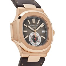 Patek Philippe Nautilus 5980R-001 Chronograph Rose Gold Brown Dial (2020) 5