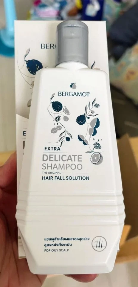 5 x Champú Bergamota Extra Delicado Caída De Cabello Débil 200 ml Foto 4 de 4