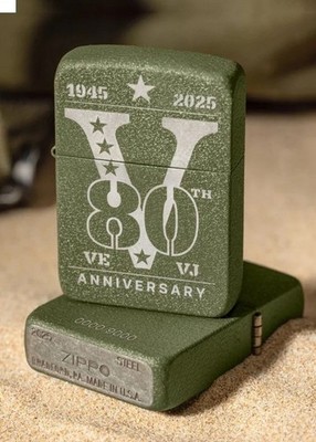 ZIPPO   VE/VJ DAY 80TH ANNIVERSARY (Limited edition : 1 of 9000)