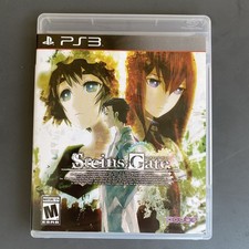 Steins Gate PS3 Complete CIB PQube 5pb Visual Novel English US Version Tested