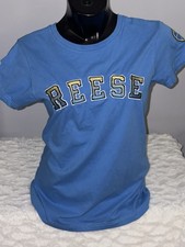 CHICAGO SKY WNBA ANGEL REESE WORDMARK BLUE SHORT SLEEVE SHIRT WOMENS SMALL NWT