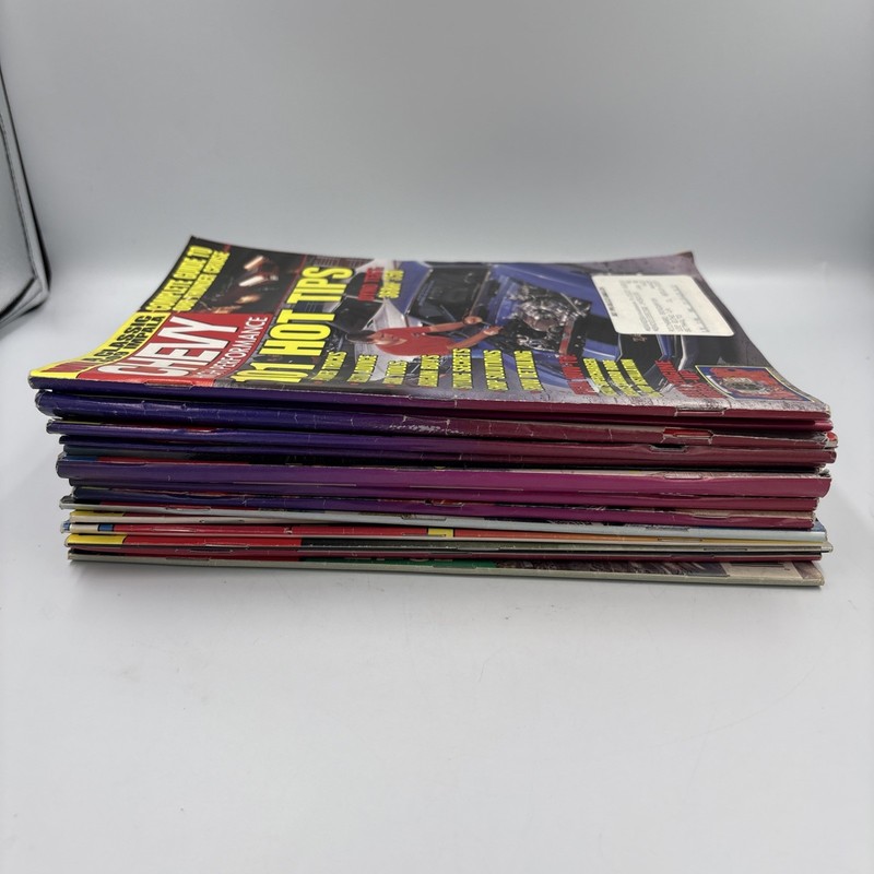 Chevy Vintage Magazine Lot Of 6 All Chevy And 9 Chevy Performance 90’s Camero