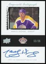 2021 The Cup Marcel Dionne Exquisite 2003 Auto /25 #ETA-MD Kings