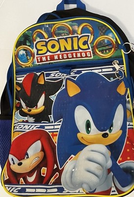 Sonic the Hedgehog/ Backpack Book Bag 16'' Bioworld