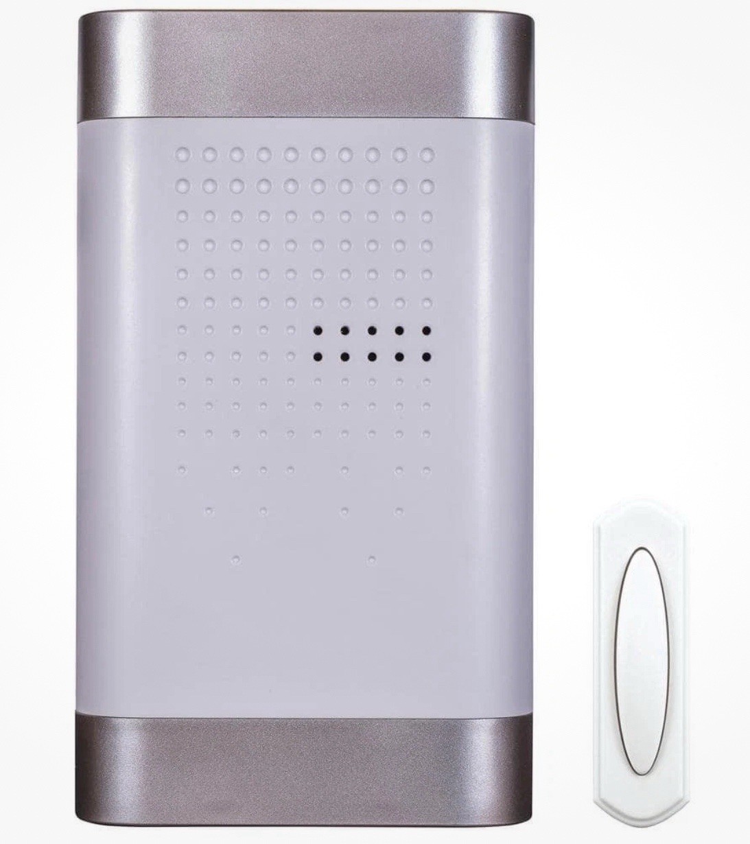 Defiant Wireless Battery Operated Doorbell Chime Only White