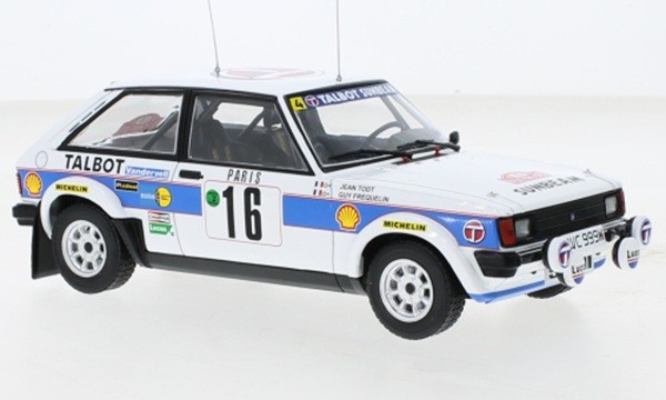 IXO 24023 IXO24RAL023A 1:24 Talbot Sunbeam Lotus Rally Car Monte Carlo
