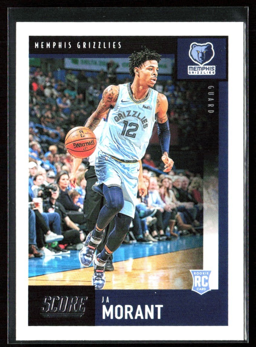 Ja Morant 2019-20 Panini Chronicles Score RC A #632 Memphis Grizzlies