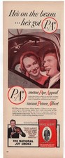 Prince Albert Tobacco WWII Ad Print Pipe Appeal 1940s Smoking Joy