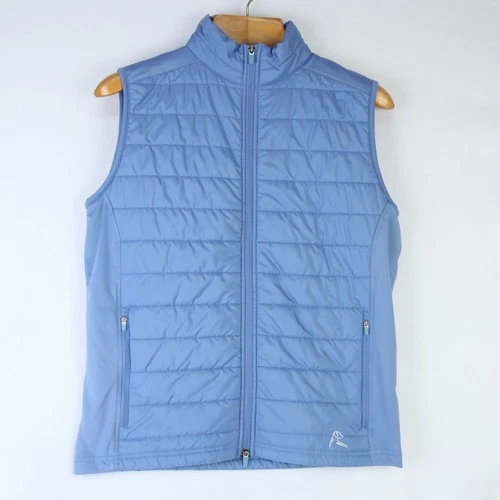 RHOBACK FULTON PERFORMANCE BLUE PUFFER VEST MEDIUM - product listing photo