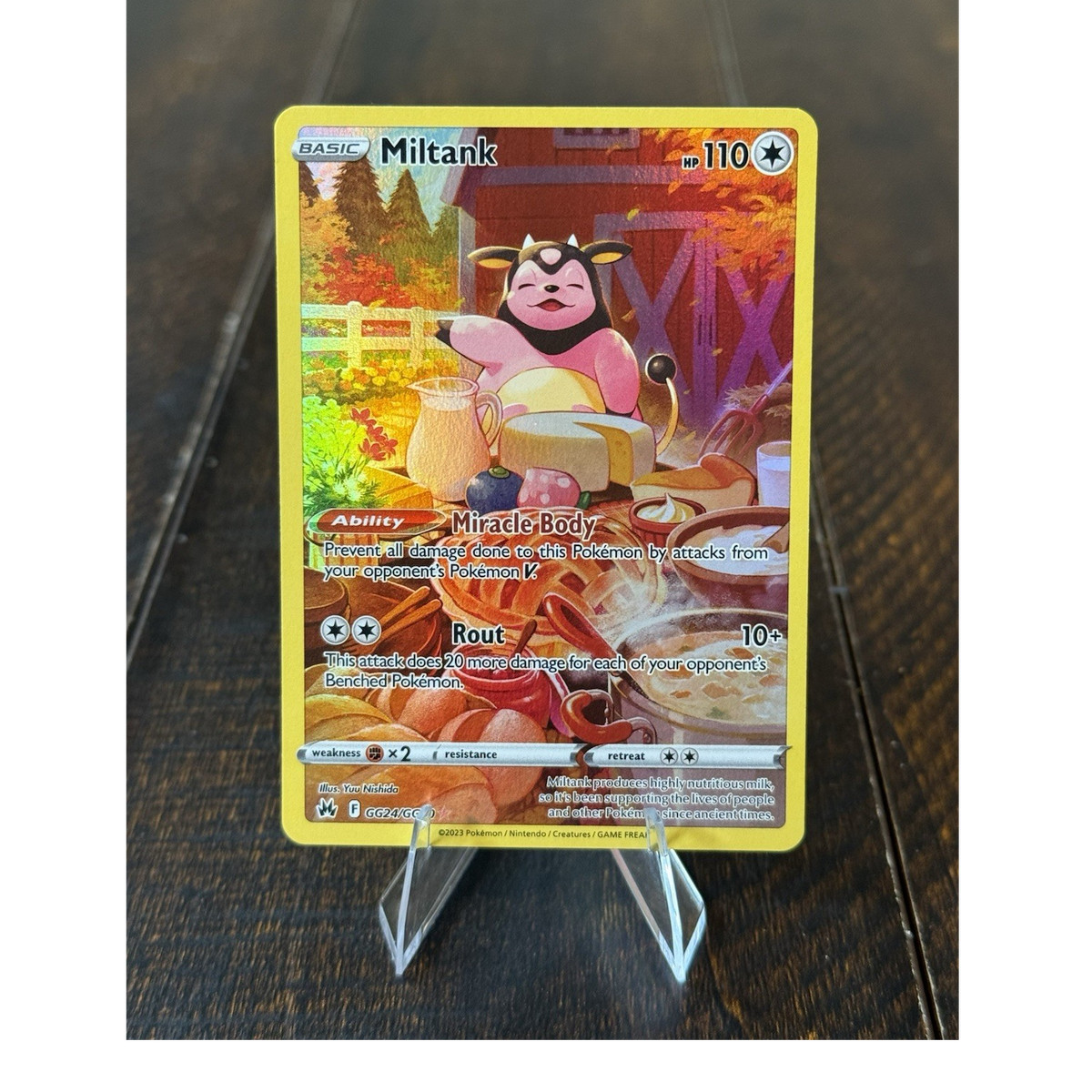 Pokmon Miltank Ultra Rare Full Art Holo GG24/GG70 Crown Zenith 110 HP | eBay Pokmon Miltank Ultra Rare Full Art Holo GG24/GG70 Crown Zenith 110 HP | eBay